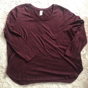 Maroon Long Sleeved Tunic